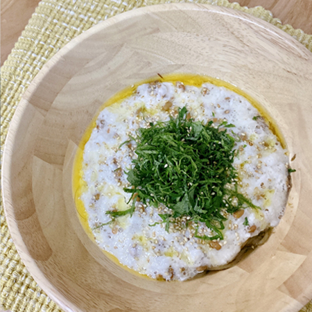 納豆とろろパスタ